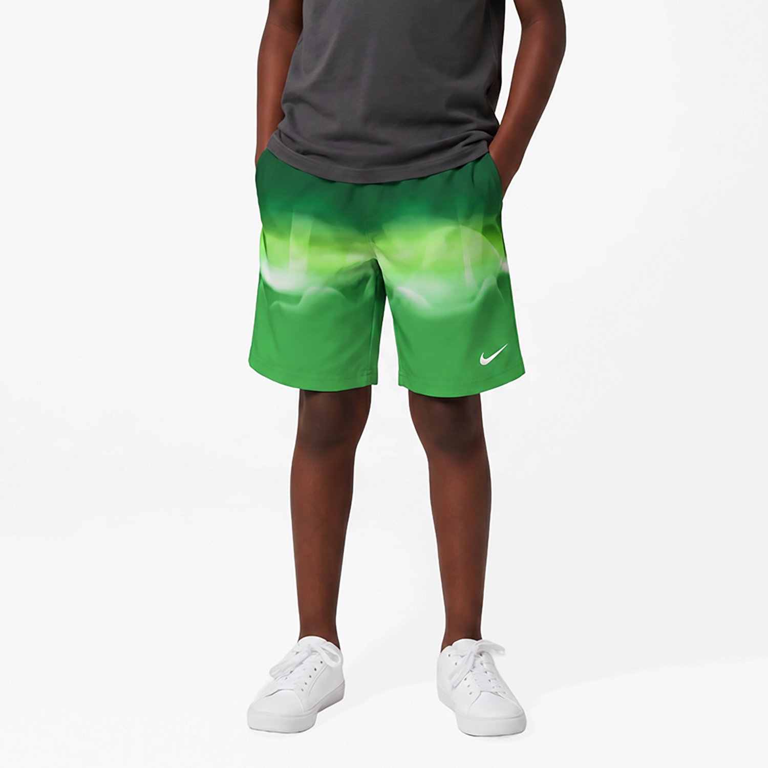 Nike Boys’ Swim Breaker 7" Brief‑Lined Volley Shorts
