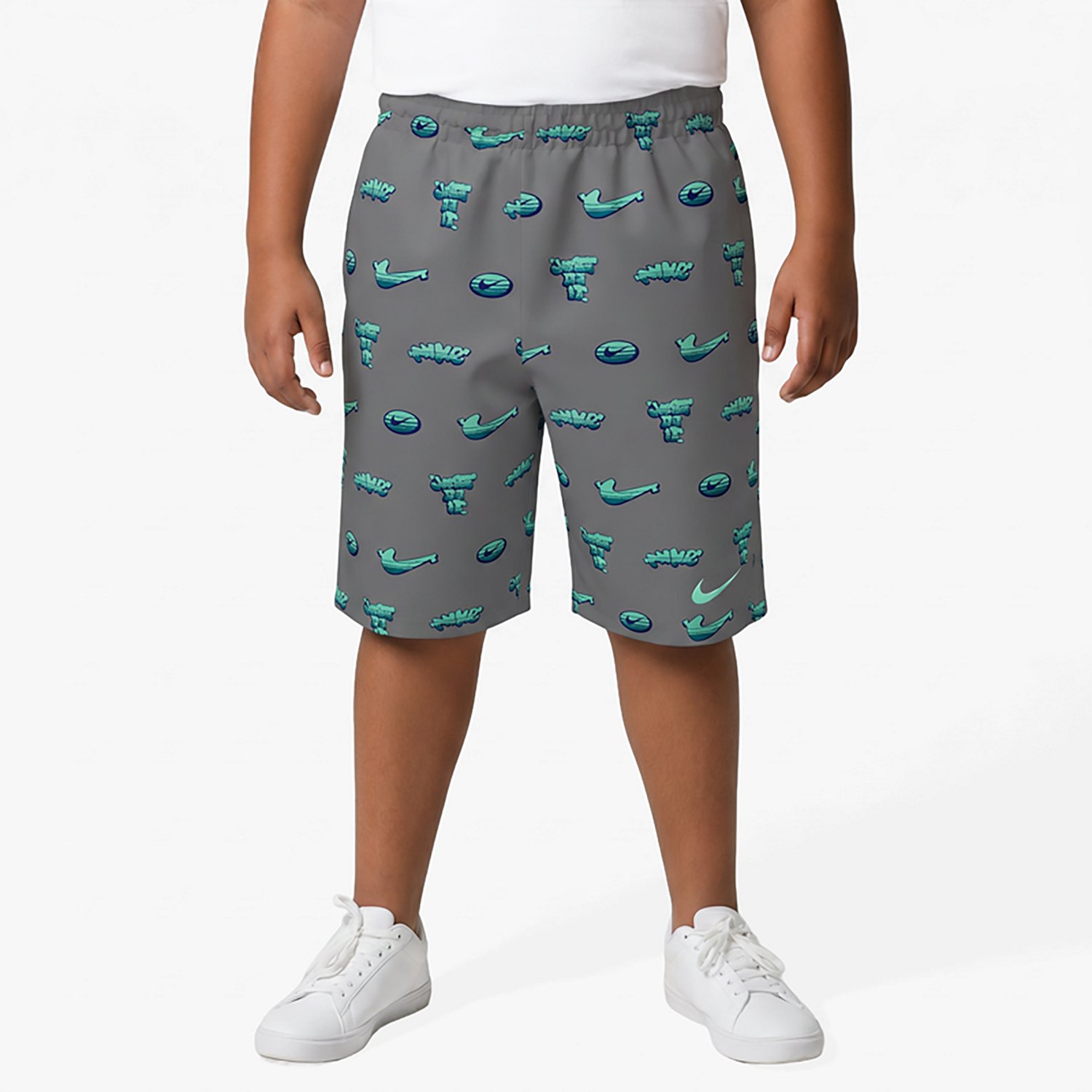 Nike Boys’ Swim Breaker 7" Brief‑Lined Volley Shorts