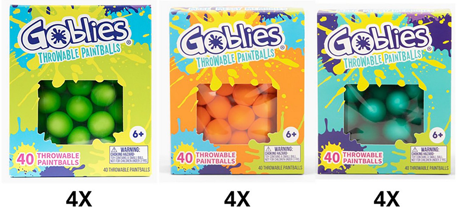Goblies Throwable Paintballs 480-Count Party Pack