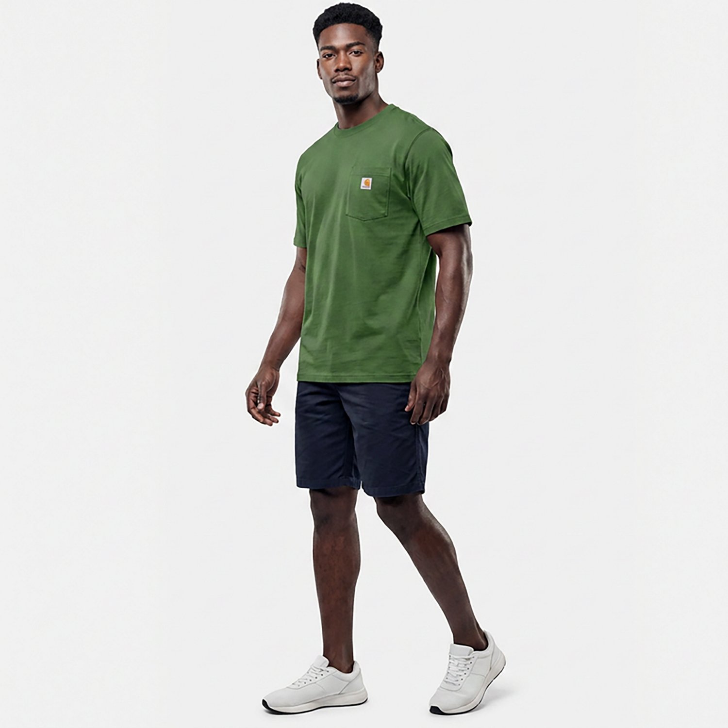 Carhartt Men's K87 Short Sleeve Workwear Pocket T-shirt                                                                          - view number 2