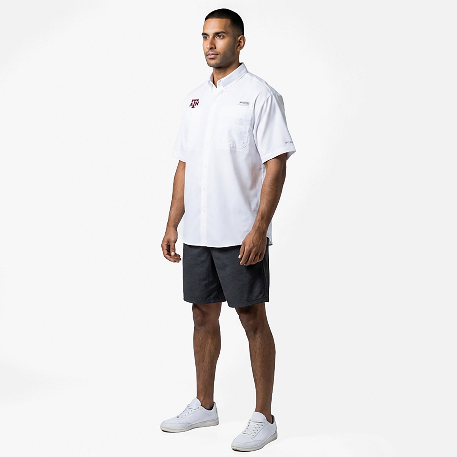 Columbia Sportswear Men's Collegiate Short Sleeve Tamiami Shirt - view number 6