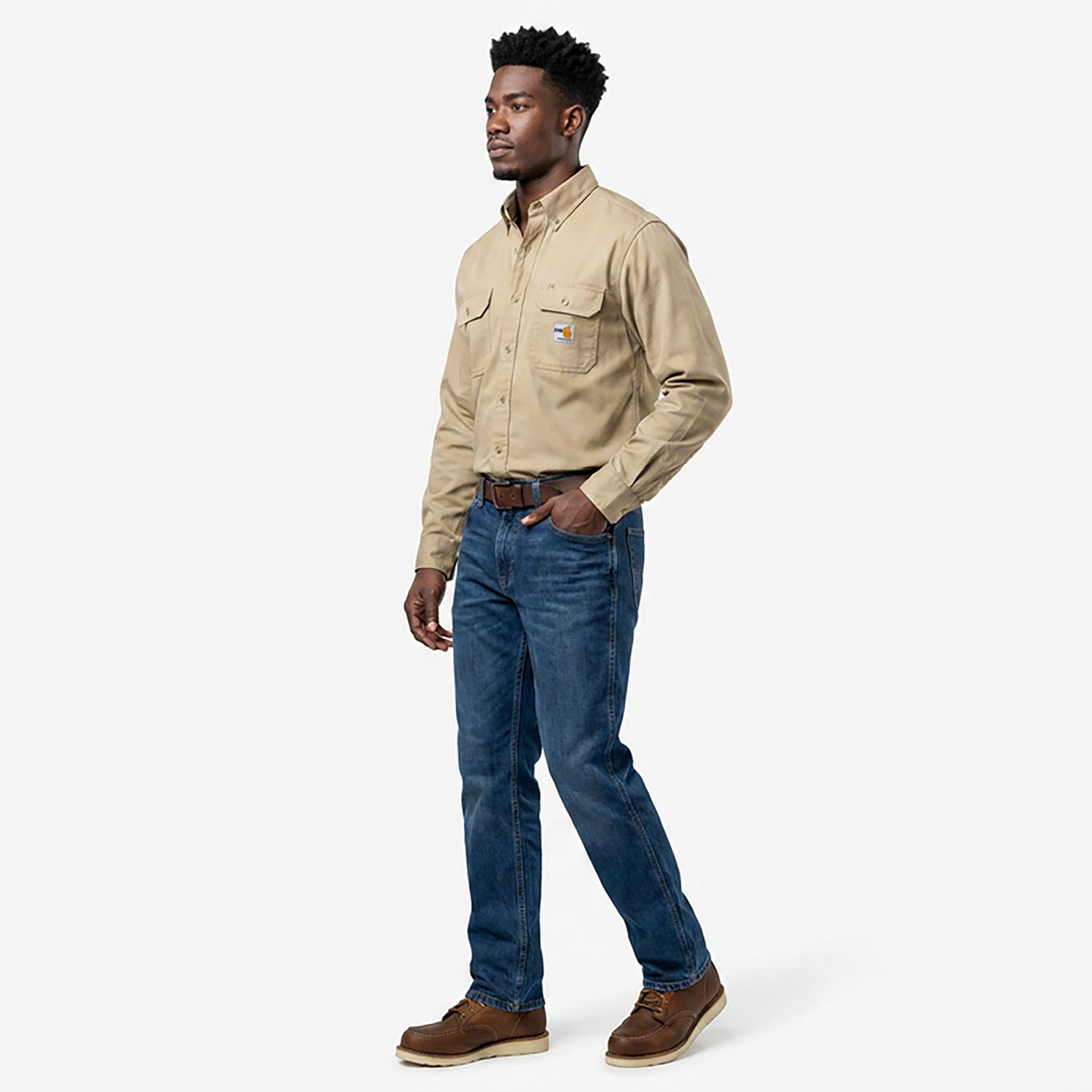 Carhartt Men's Flame Resistant Twill Shirt - view number 2