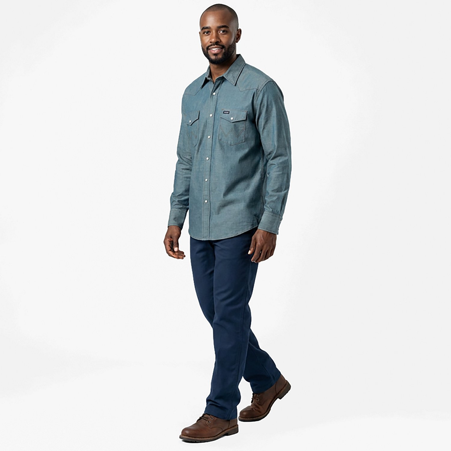 Wrangler Men's Cowboy Cut Long Sleeve Shirt