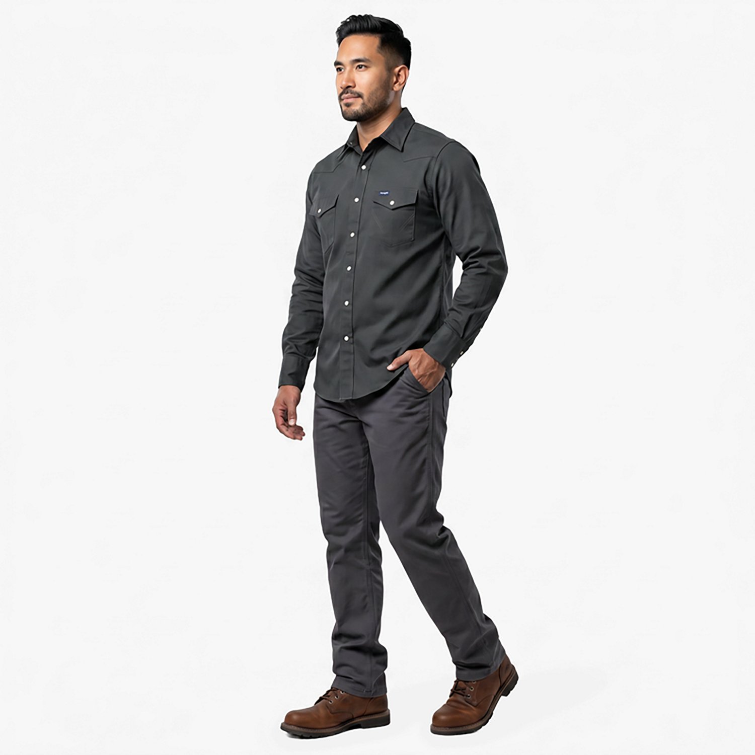 Wrangler Men's Cowboy Cut Long Sleeve Shirt