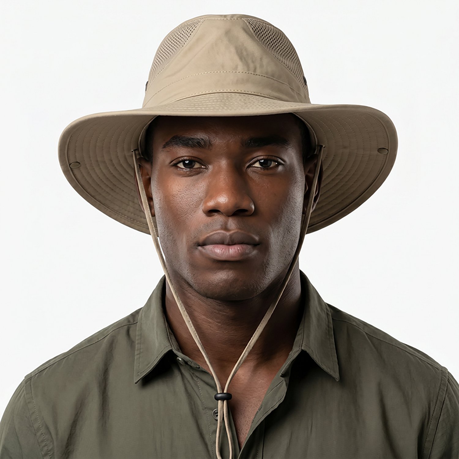 Magellan Outdoors Men's Supplex Mesh Safari Hat                                                                                  - view number 3