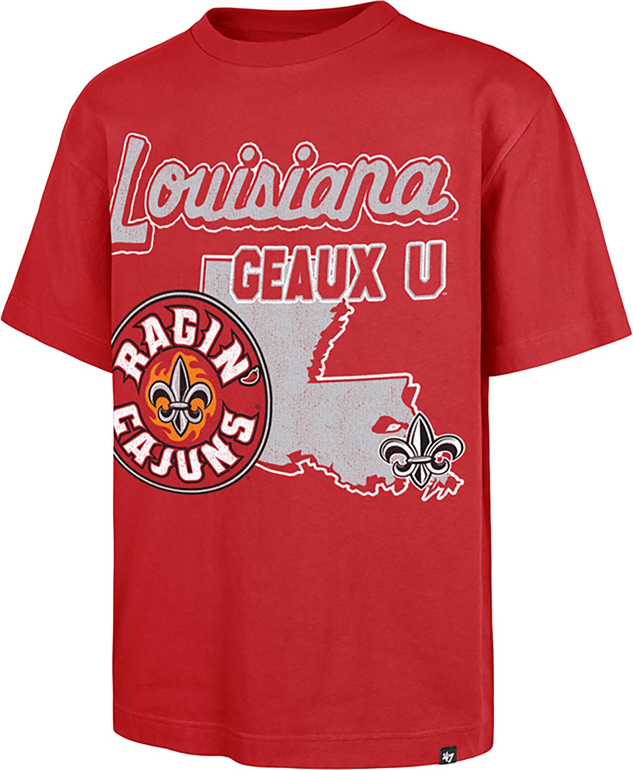 '47 Men's Louisiana-Lafayette Mascot Mania Foundation Short Sleeve T-shirt