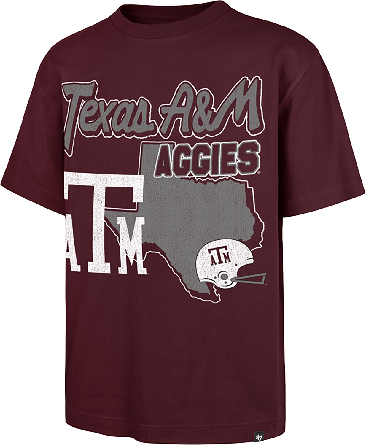 '47 Men's Texas A&M Mascot Mania Short Sleeve T-shirt