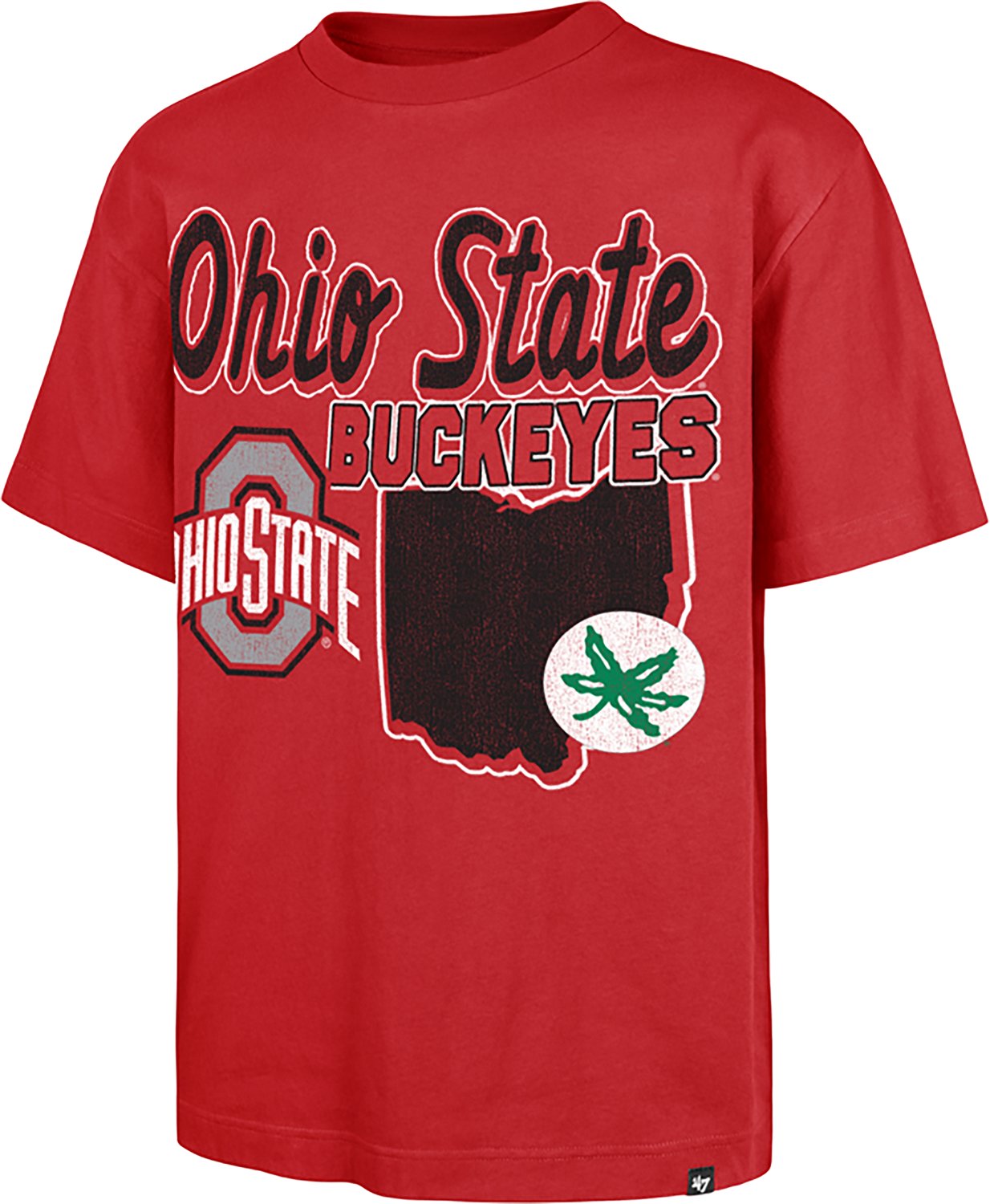 '47 Men's Ohio State Vault Mascot Mania Short Sleeve T-shirt - view number 4