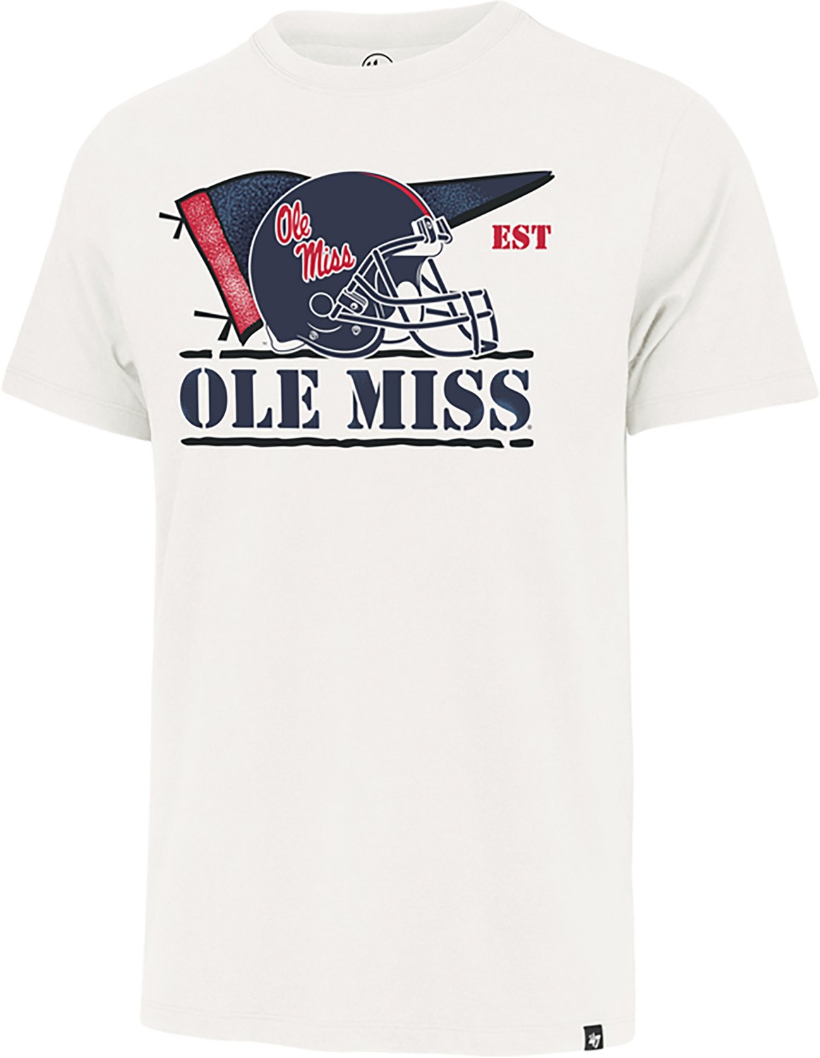 '47 Men's Ole Miss Motion Field Franklin Short Sleeve T-shirt