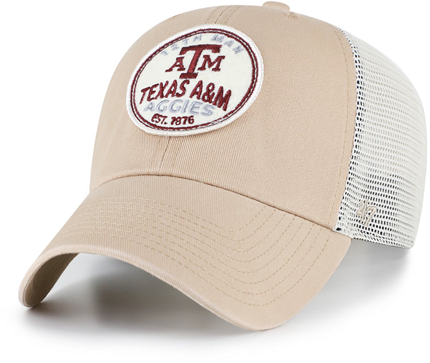 '47 Adults' Texas A&M Primary Logo Felton Clean Up Cap