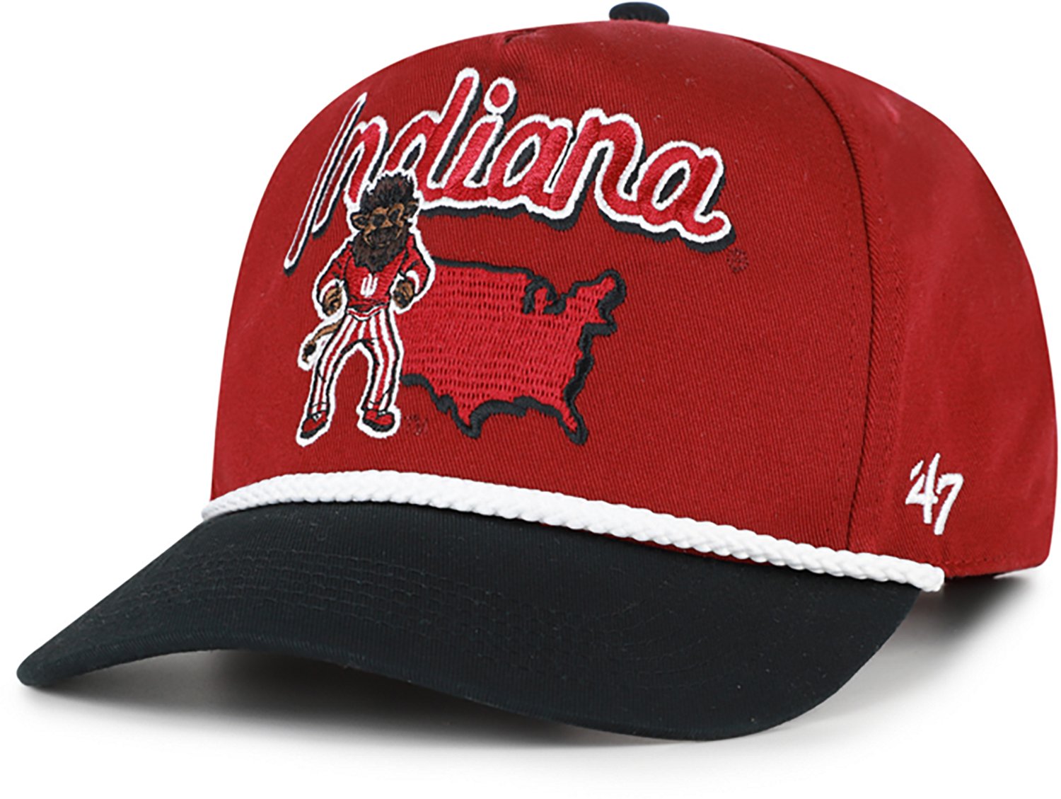 47 Adults' Indiana Primary Logo Mascot Mania Hitch Cap