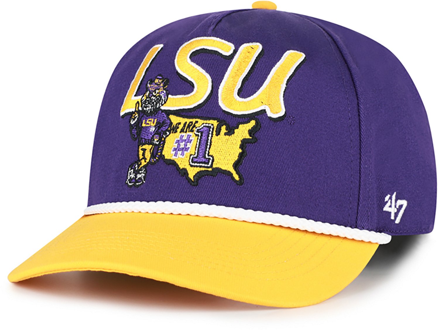 47 Adults' LSU Primary Logo Mascot Mania Hitch Cap