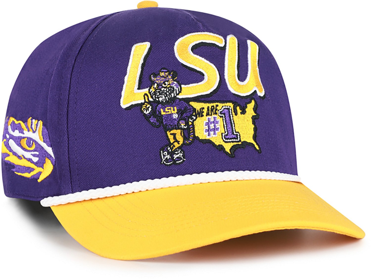 47 Adults' LSU Primary Logo Mascot Mania Hitch Cap - view number 2
