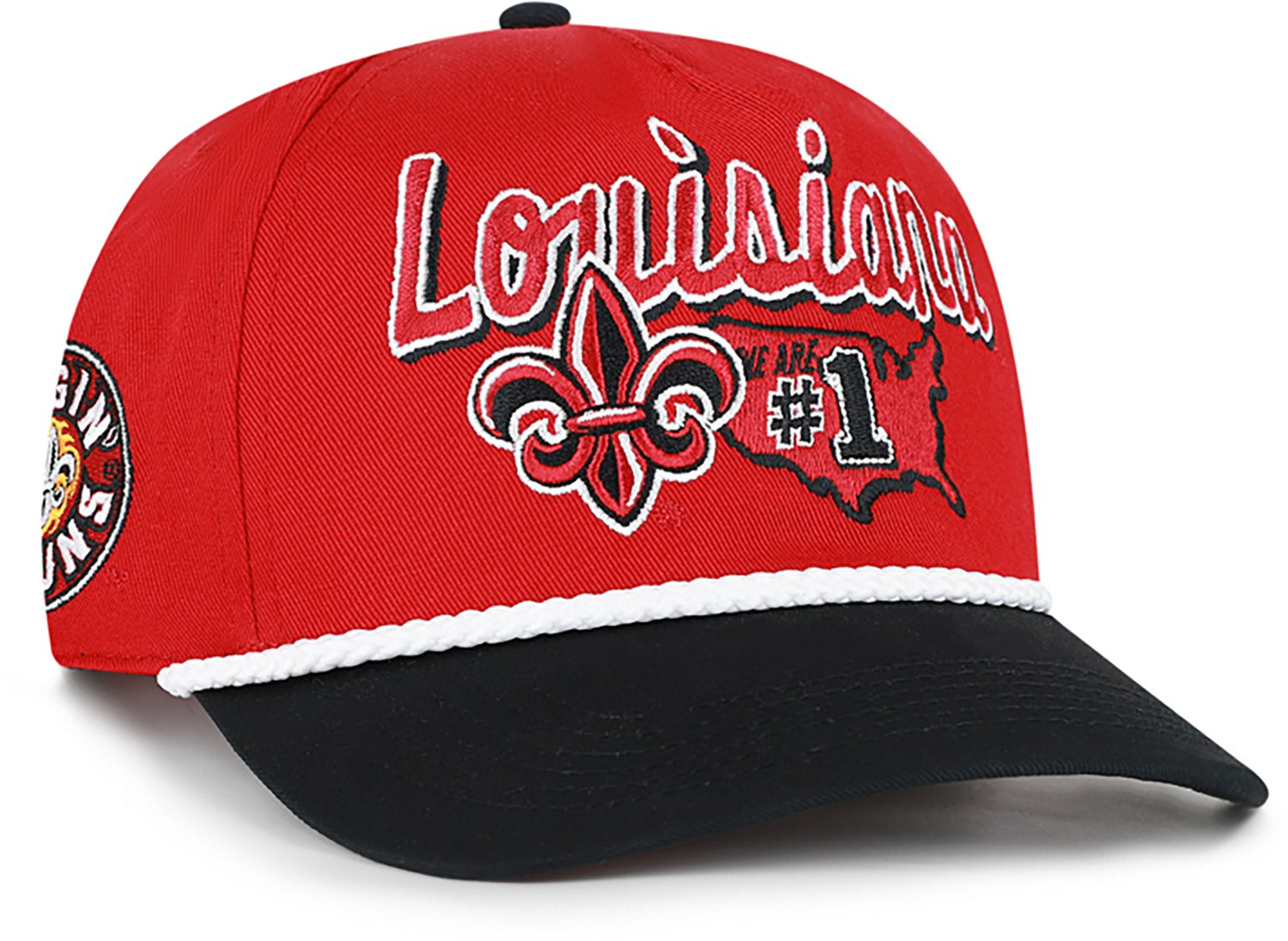 47 Adults' Louisiana Lafayette Primary Logo Mascot Mania Hitch Cap - view number 2