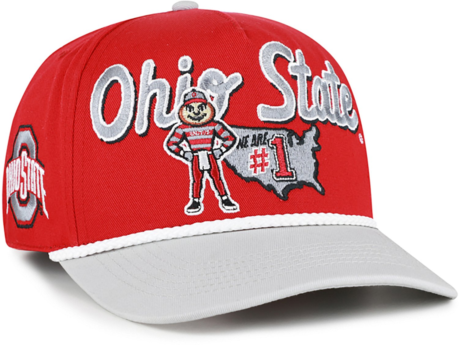 47 Adults' Ohio State Primary Logo Mascot Mania Hitch Cap - view number 2