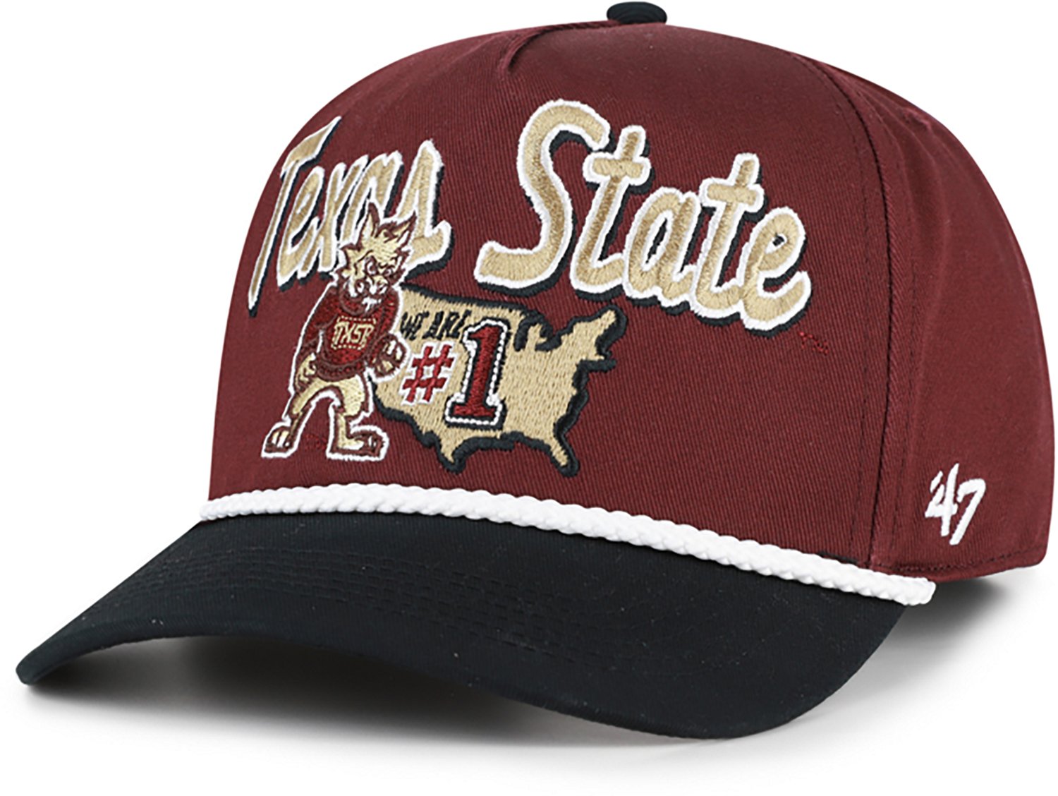 47 Adults' Texas State Primary Logo Mascot Mania Hitch Cap