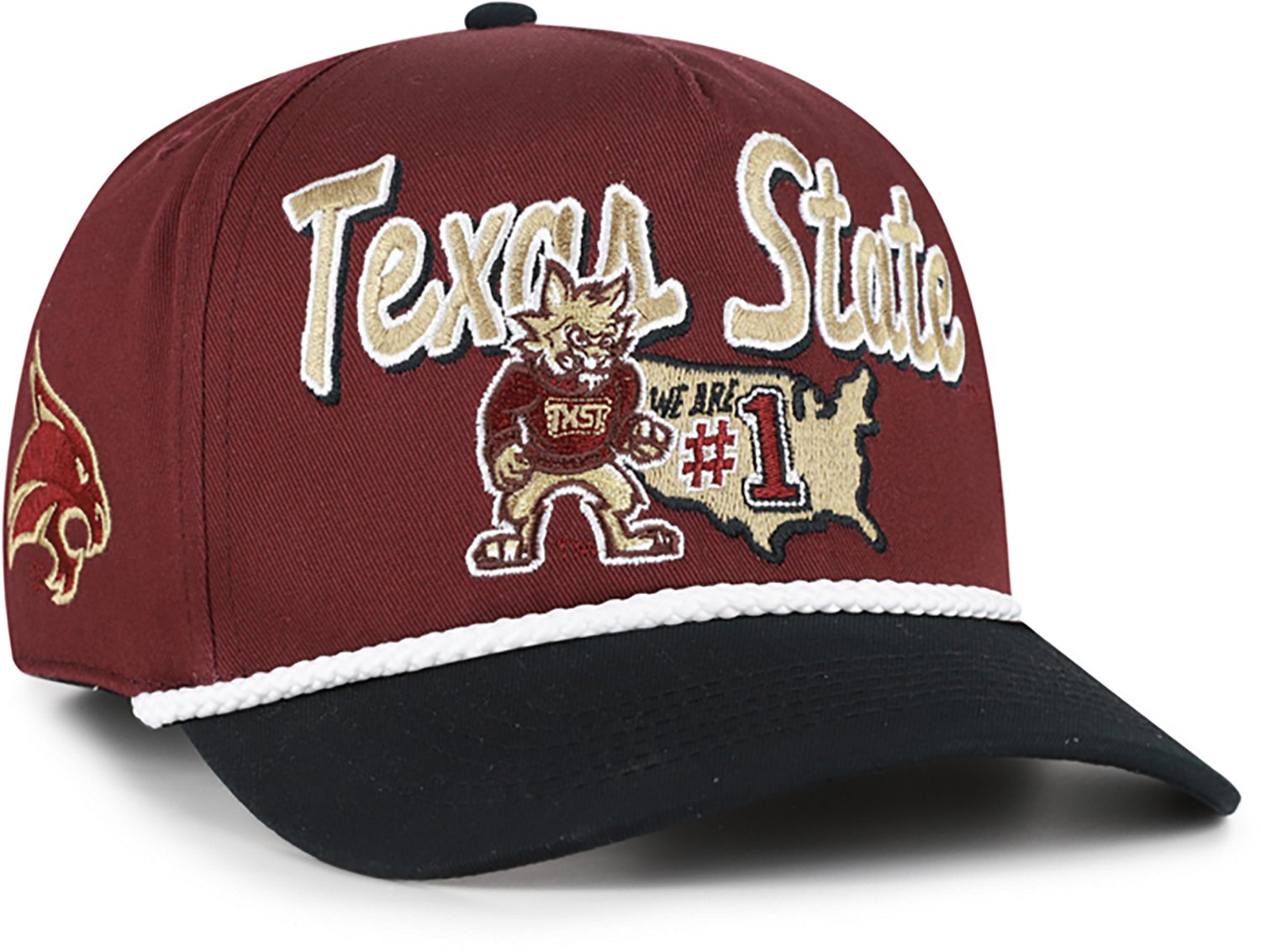47 Adults' Texas State Primary Logo Mascot Mania Hitch Cap