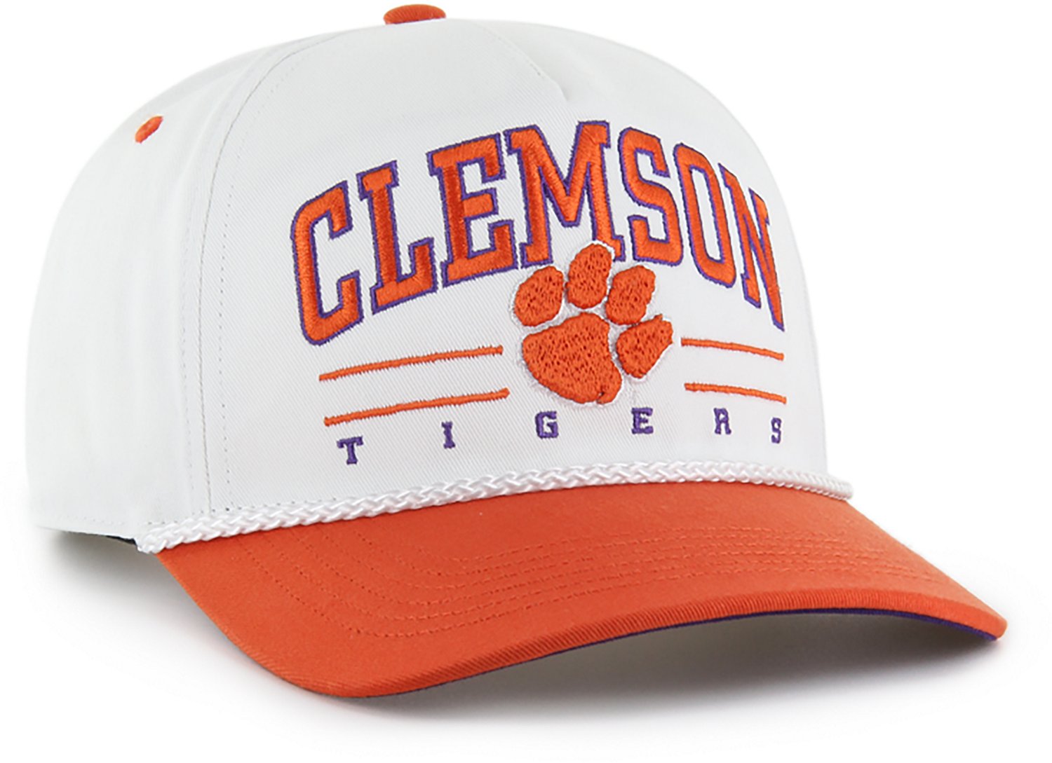 '47 Adults' Clemson Primary Logo Roscoe Rope Cap - view number 2