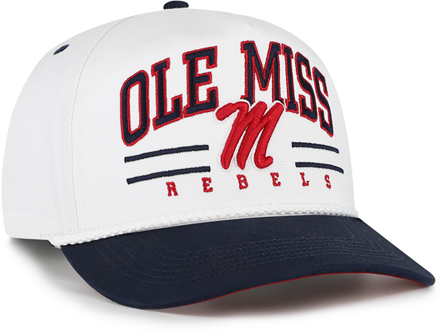 '47 Adults' Ole Miss Primary Logo Roscoe Rope Hitch Cap - view number 2