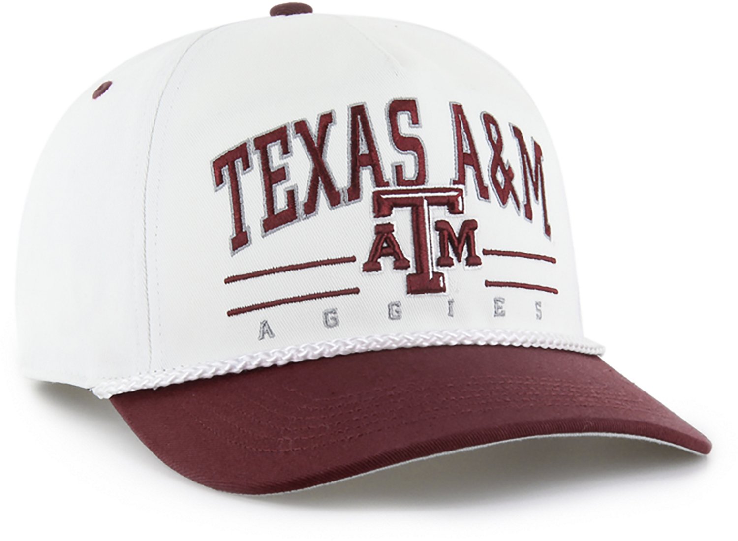 '47 Adults' Texas A&M Logo Roscoe Rope Hitch Cap - view number 2