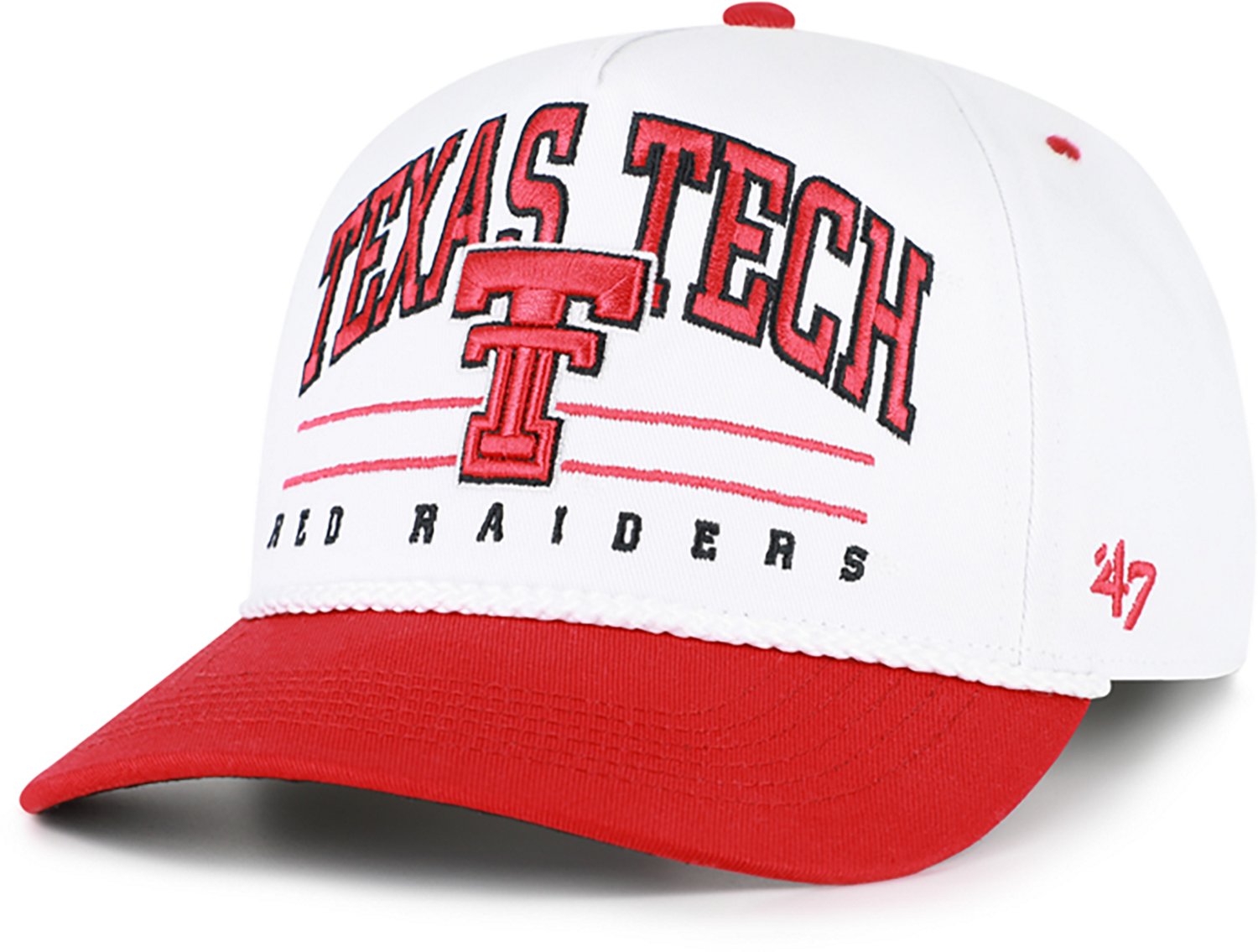 '47 Adults' Texas Tech Primary Logo Roscoe Rope Hitch Cap