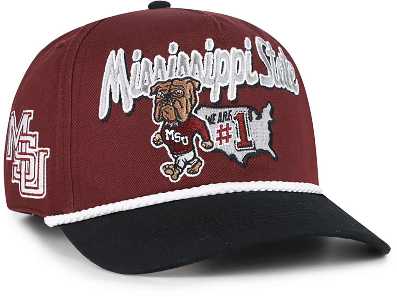 47 Adults' Mississippi State Vault Mascot Mania Hitch Cap - view number 2