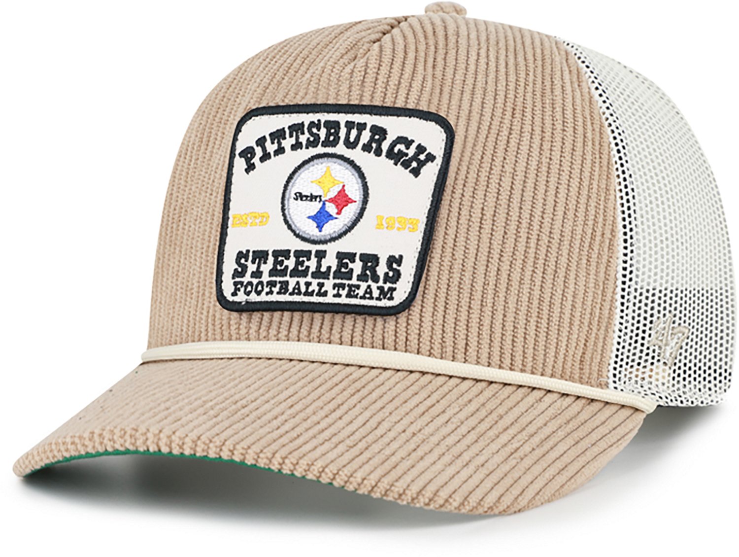 '47 Adults' Steelers Cordlandia Adjustable Hitch Cap