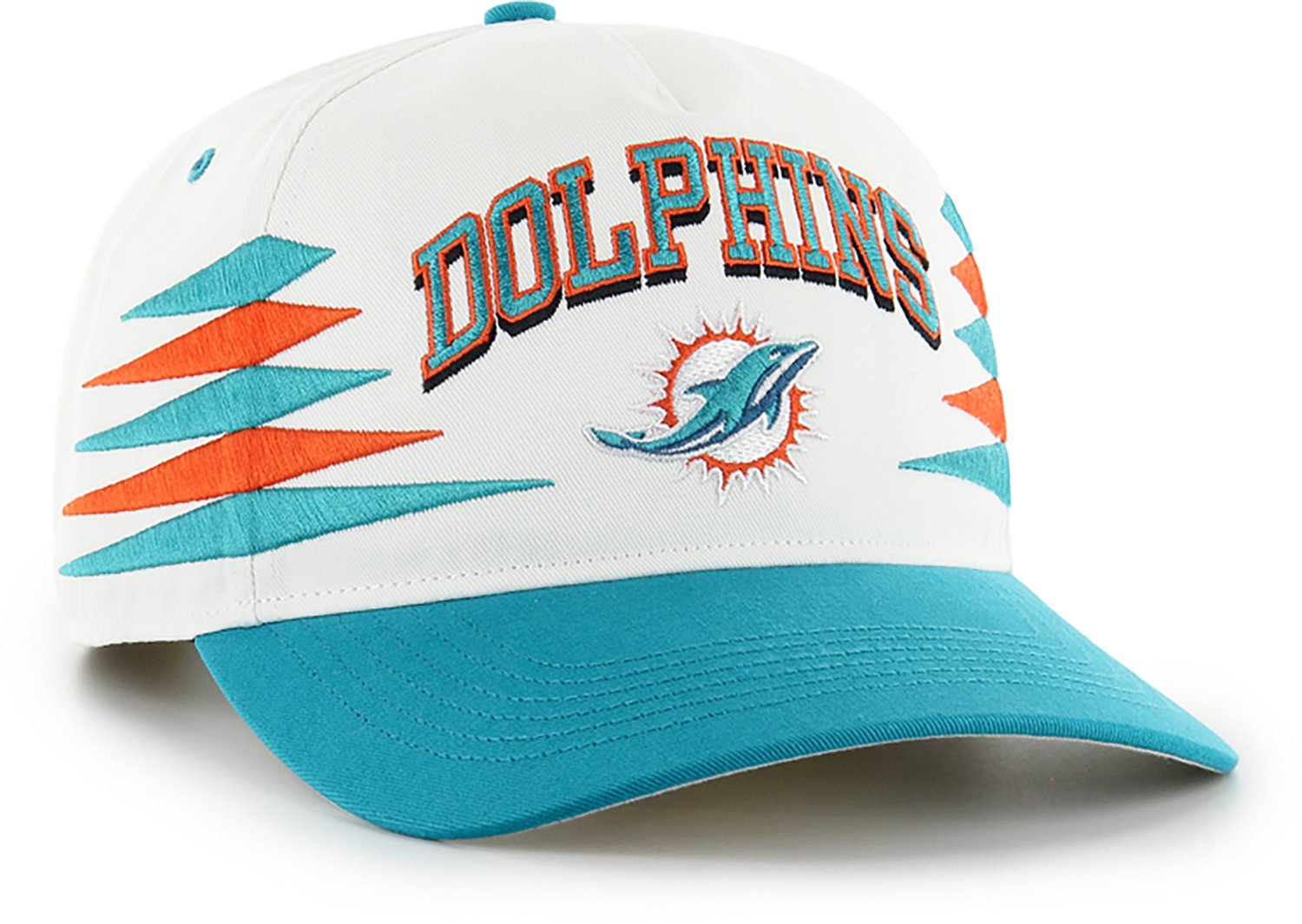 '47 Adults' Dolphins Diamond Cut Metal Hitch Cap