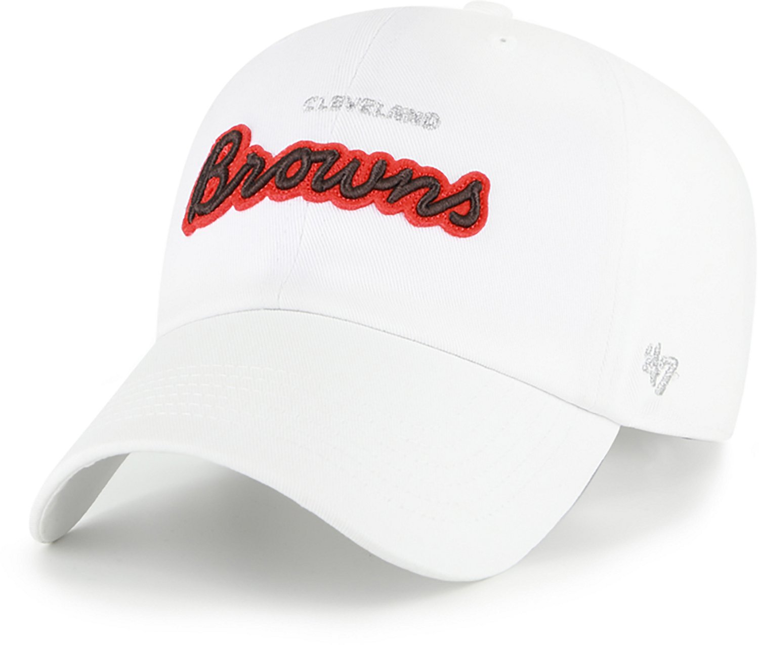 '47 Women's Browns Trendy Script Clean Up Cap