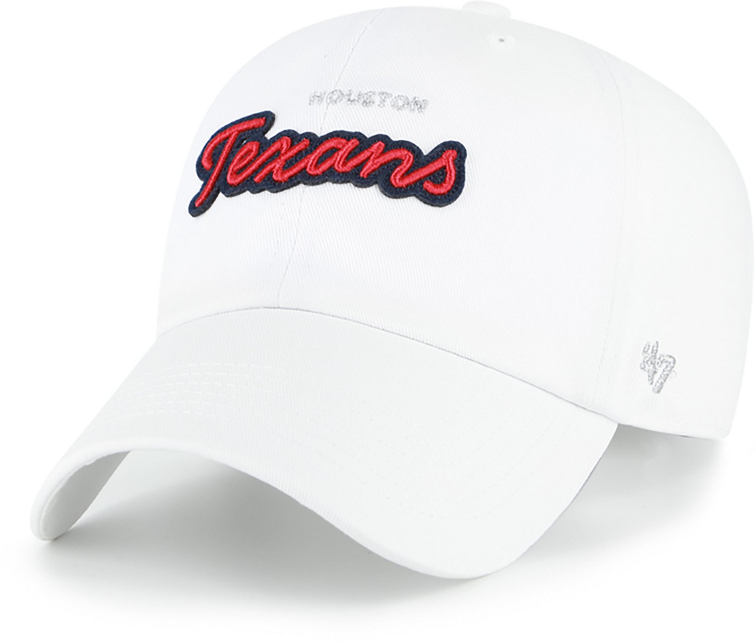 '47 Women's Texans Trendy Script Clean Up Cap