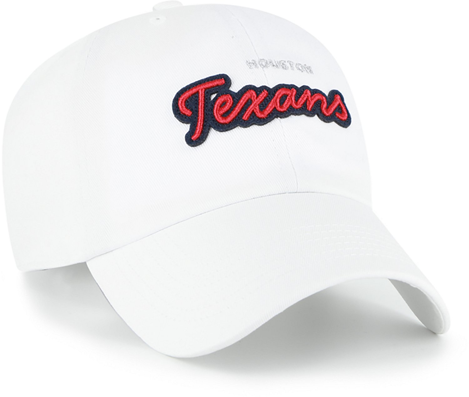 '47 Women's Texans Trendy Script Clean Up Cap