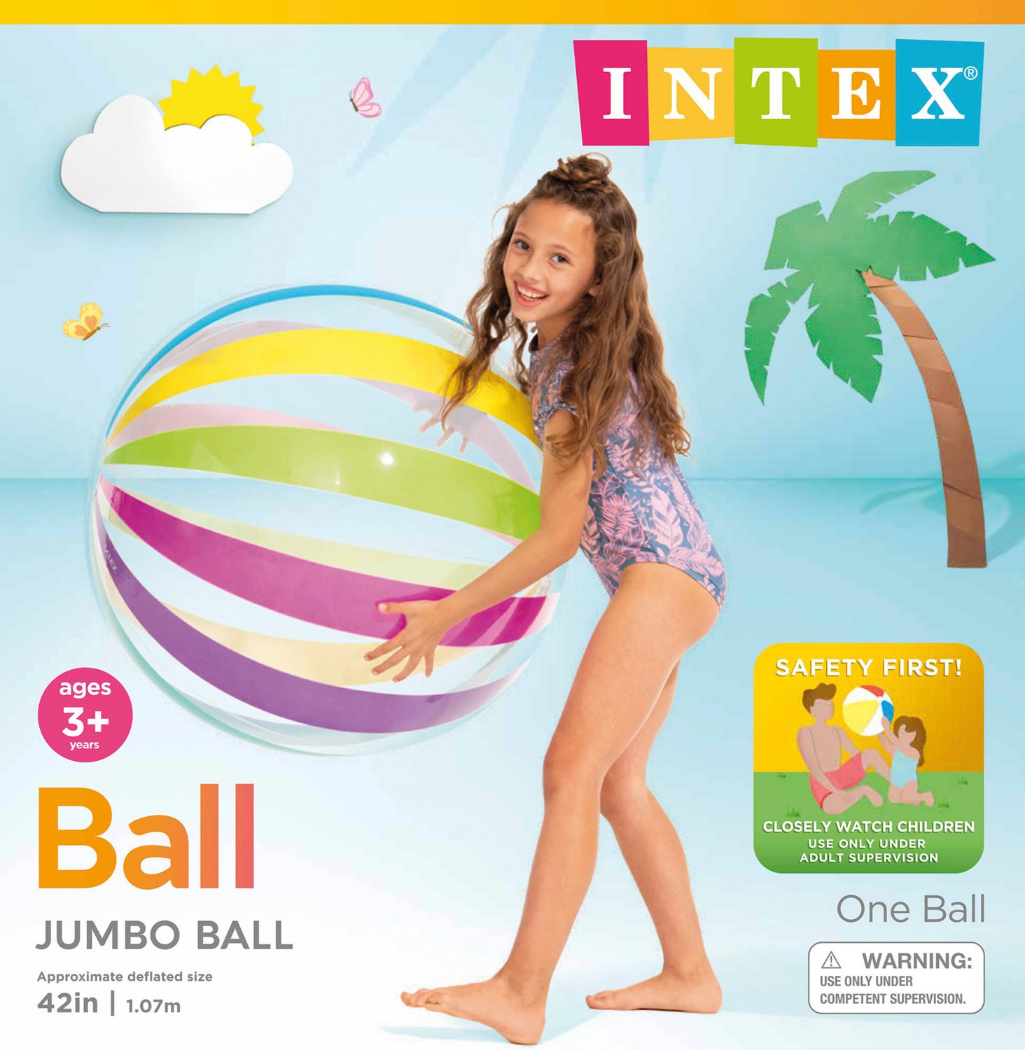 INTEX 42 in Jumbo Beach Ball                                                                                                     - view number 2