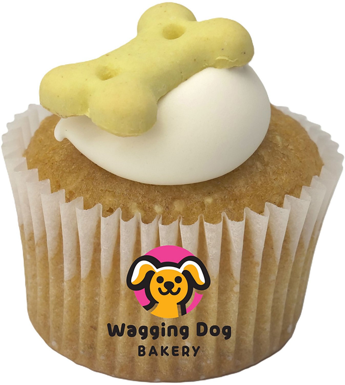 Wagging Dog Bakery Puppin Mini Cupcake Dog Treat 70-Pack