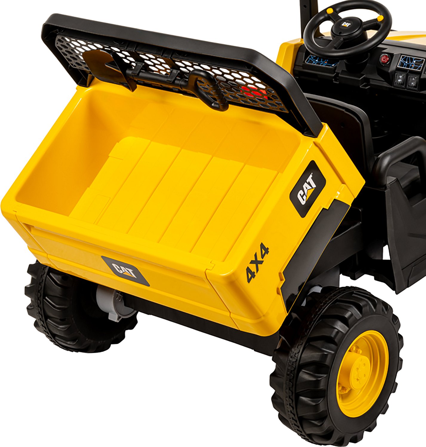 Huffy Kids' 12V Yellow CAT UTV Dump Truck Ride-On - view number 5