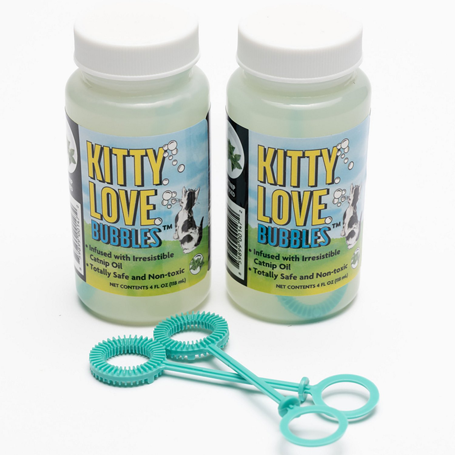Atomic Bubbles Kitty Love 4 oz. Catnip Scented Bubbles Bottles 2-Pack - view number 6