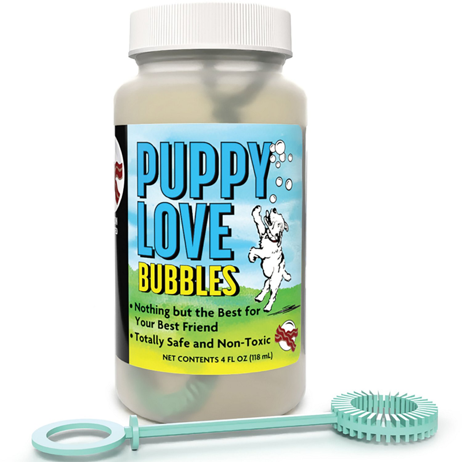 Atomic Bubbles Puppy Love 4 oz. Bacon Scented Bubbles Bottles 2-Pack