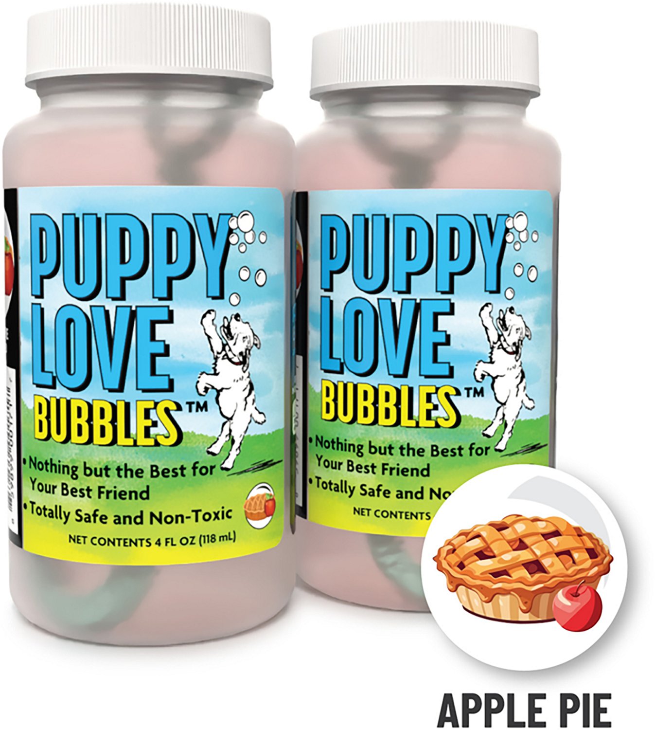 Atomic Bubbles Puppy Love 4 oz. Apple Pie Scented Bubbles 2-Pack - view number 2