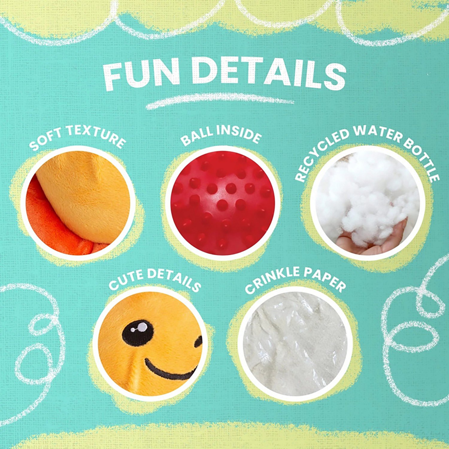 SnugArooz Sweet Sunshine 2-In-1 Dog Toy - view number 3