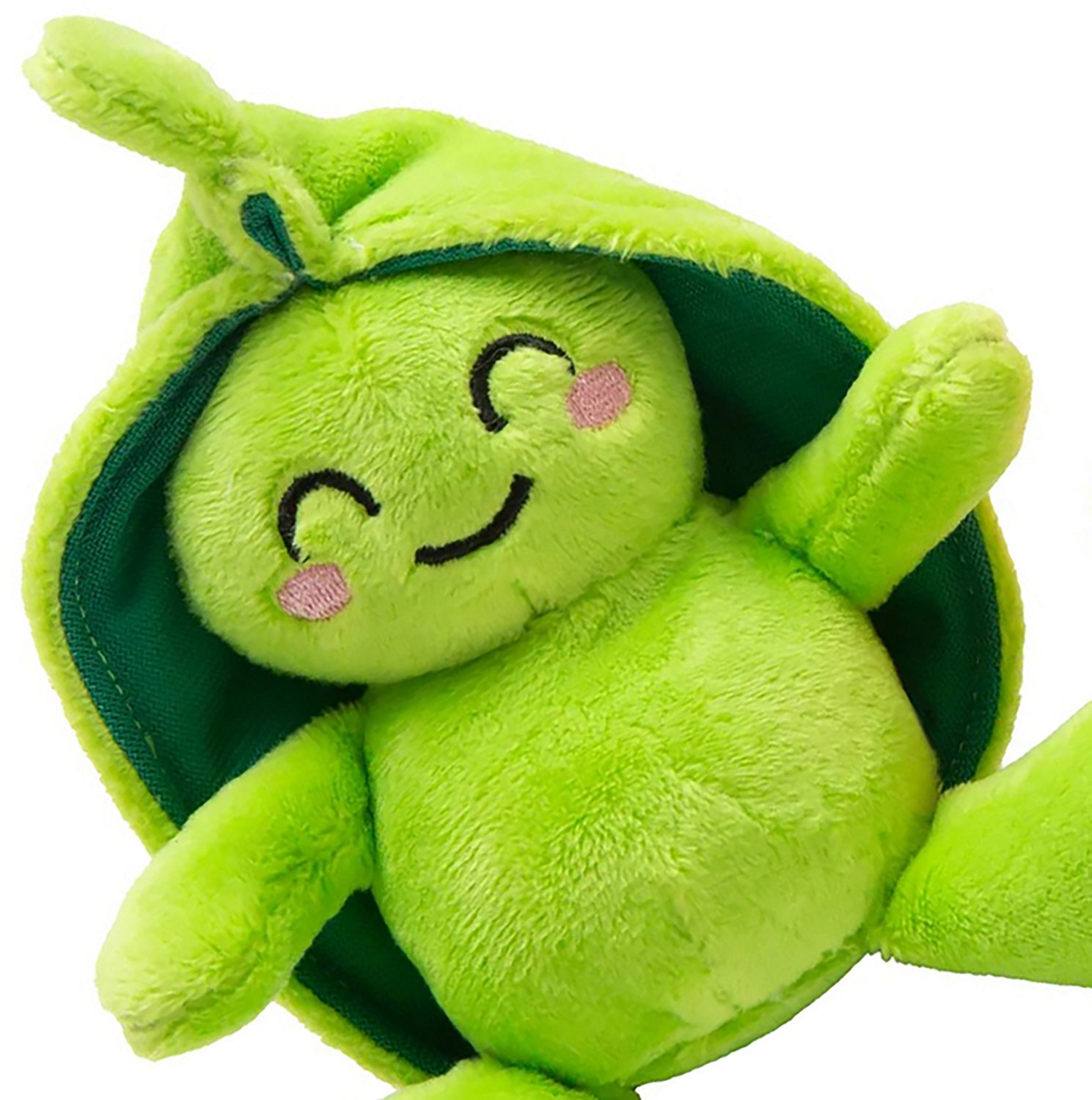 SnugArooz Carrot and Pea Plush Dog Toys 2-Pack