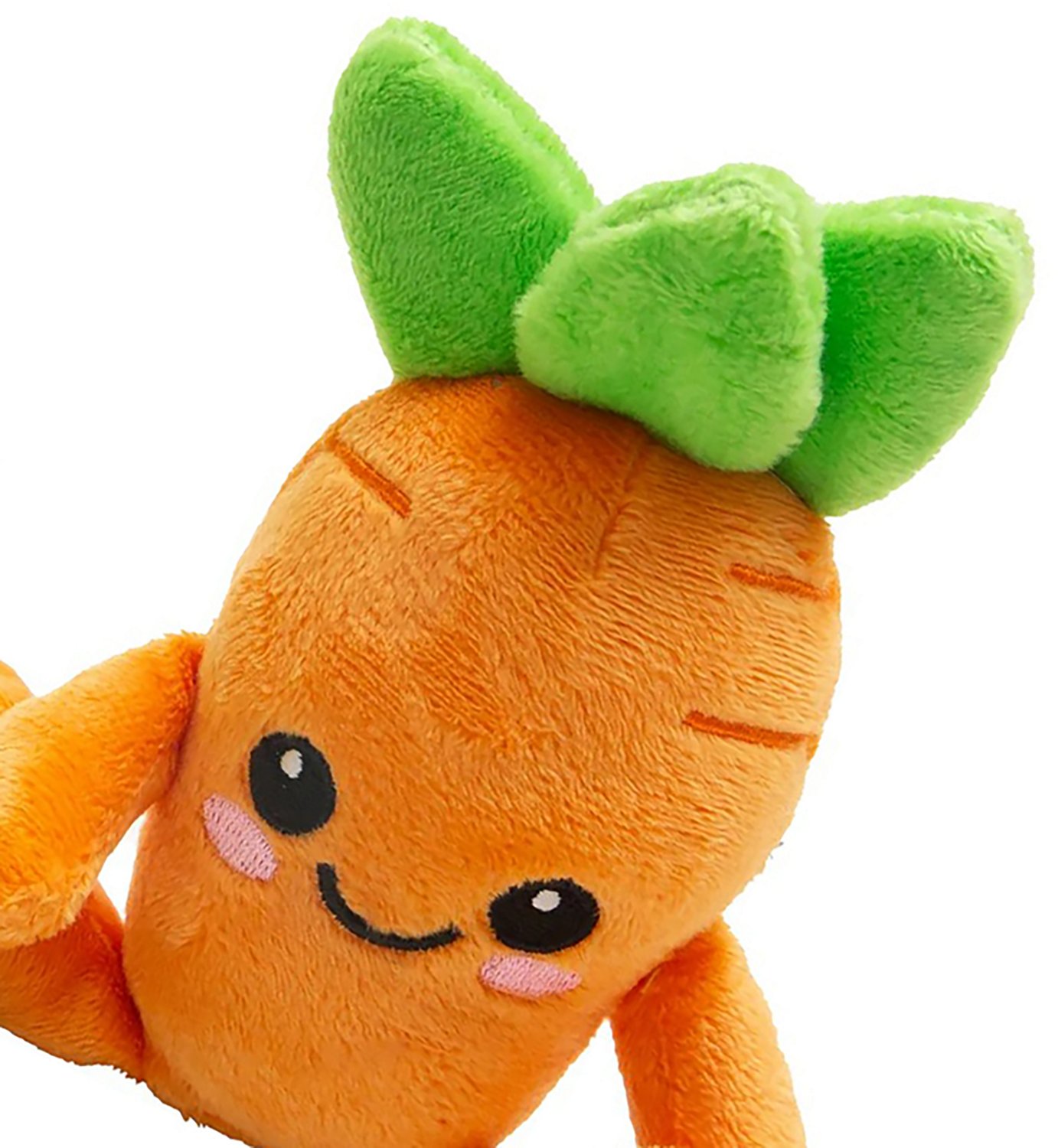 SnugArooz Carrot and Pea Plush Dog Toys 2-Pack