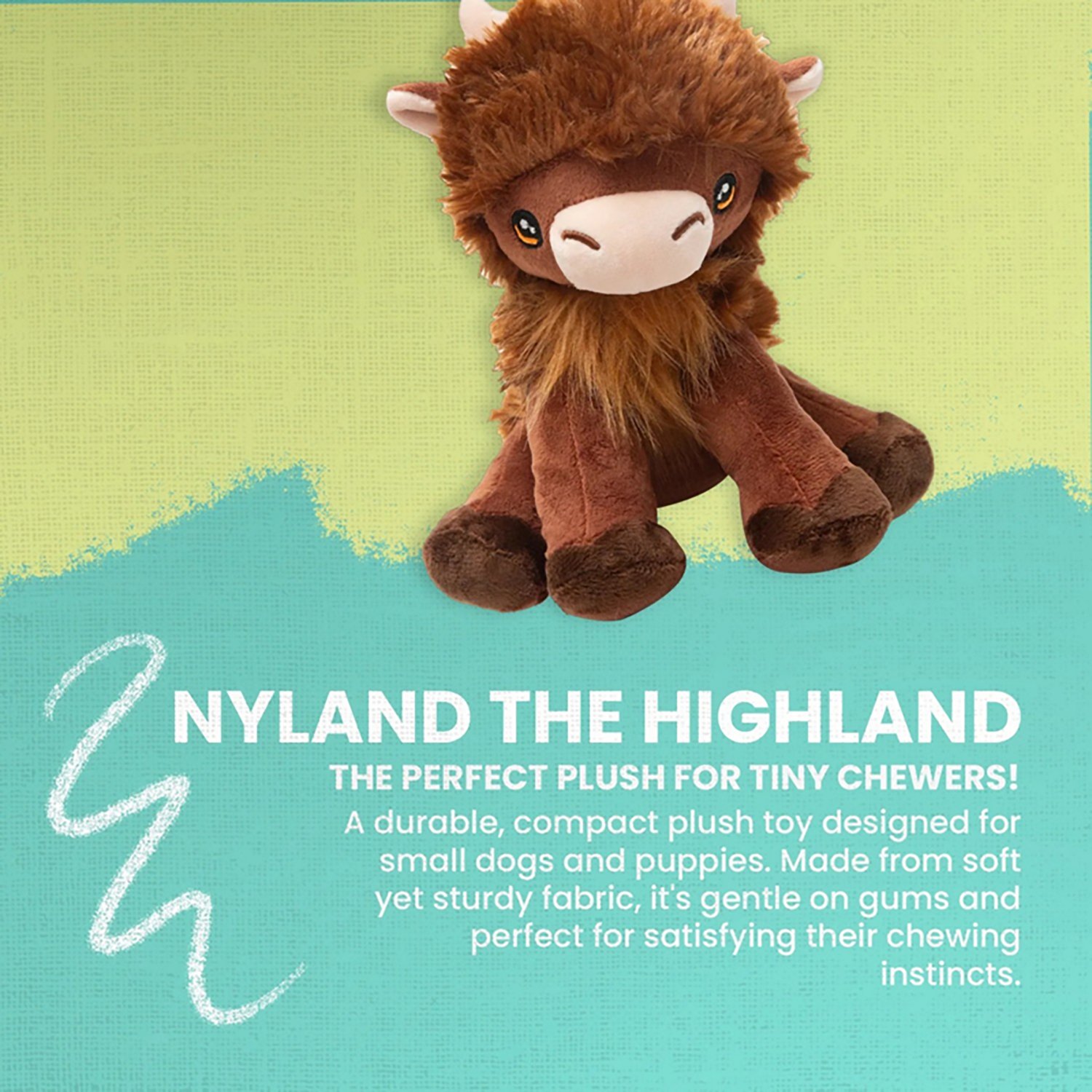 SnugArooz Nyland the Highland Cow Plush Dog Toy - view number 4