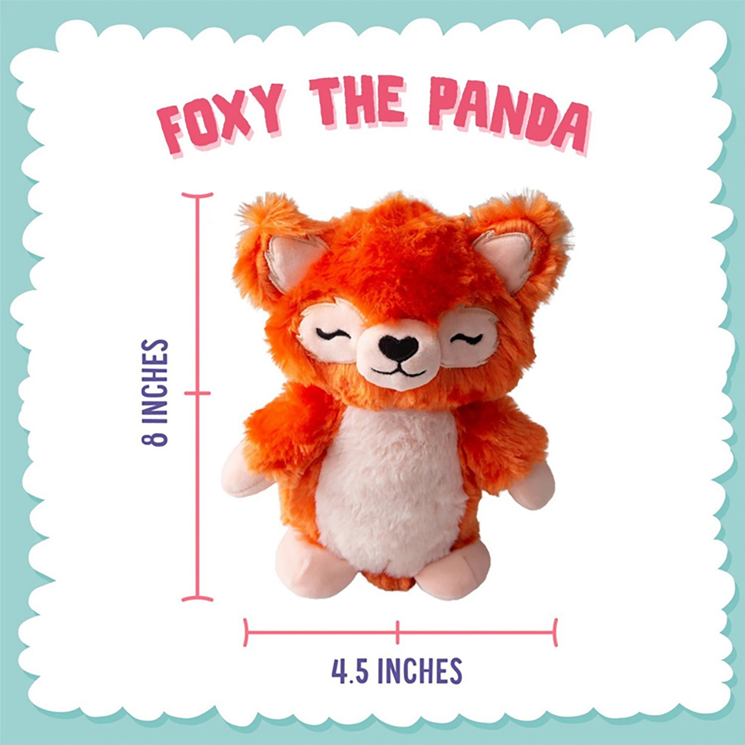 SnugArooz Foxy the Red Panda Plush Dog Toy