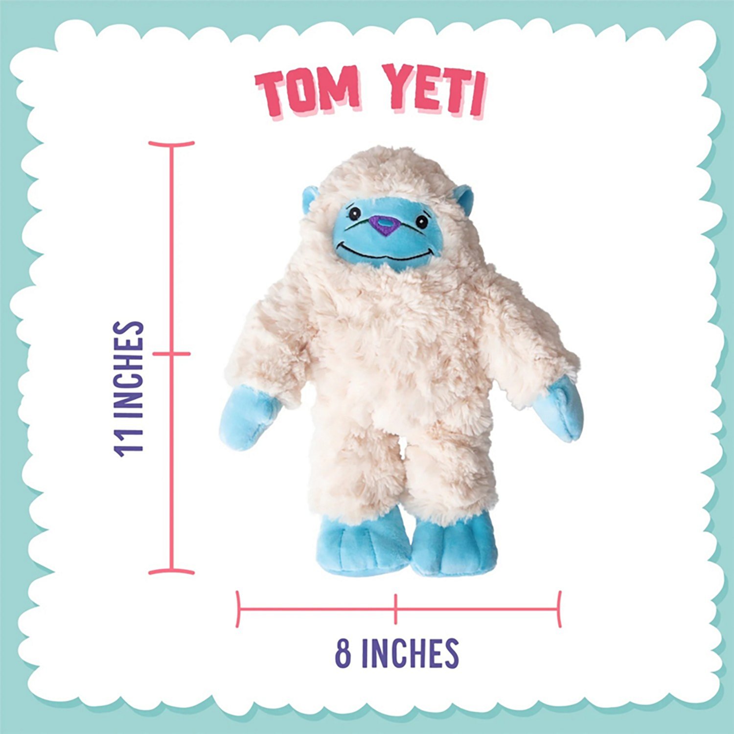 SnugArooz Tom the Yeti Plush Dog Toy