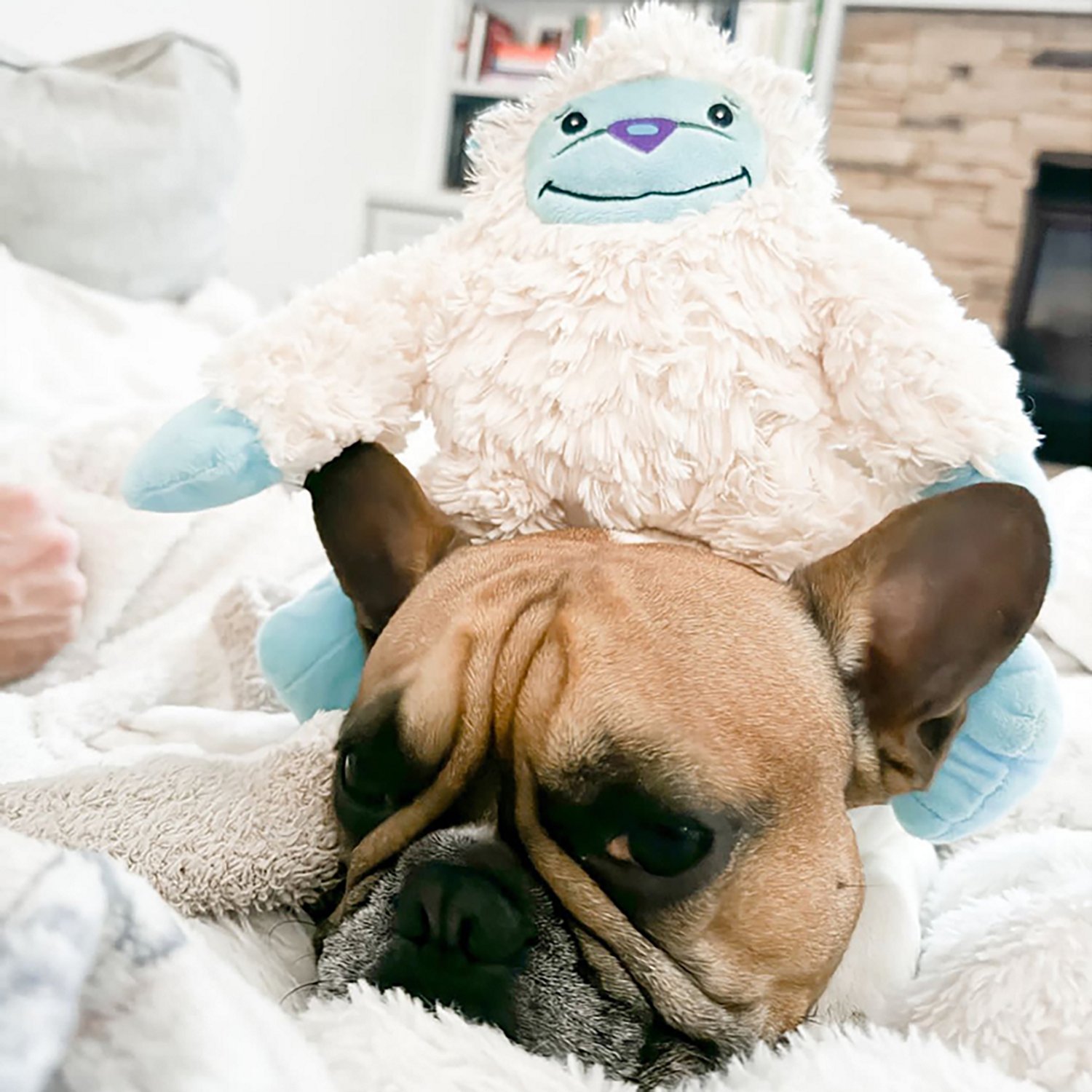 SnugArooz Tom the Yeti Plush Dog Toy