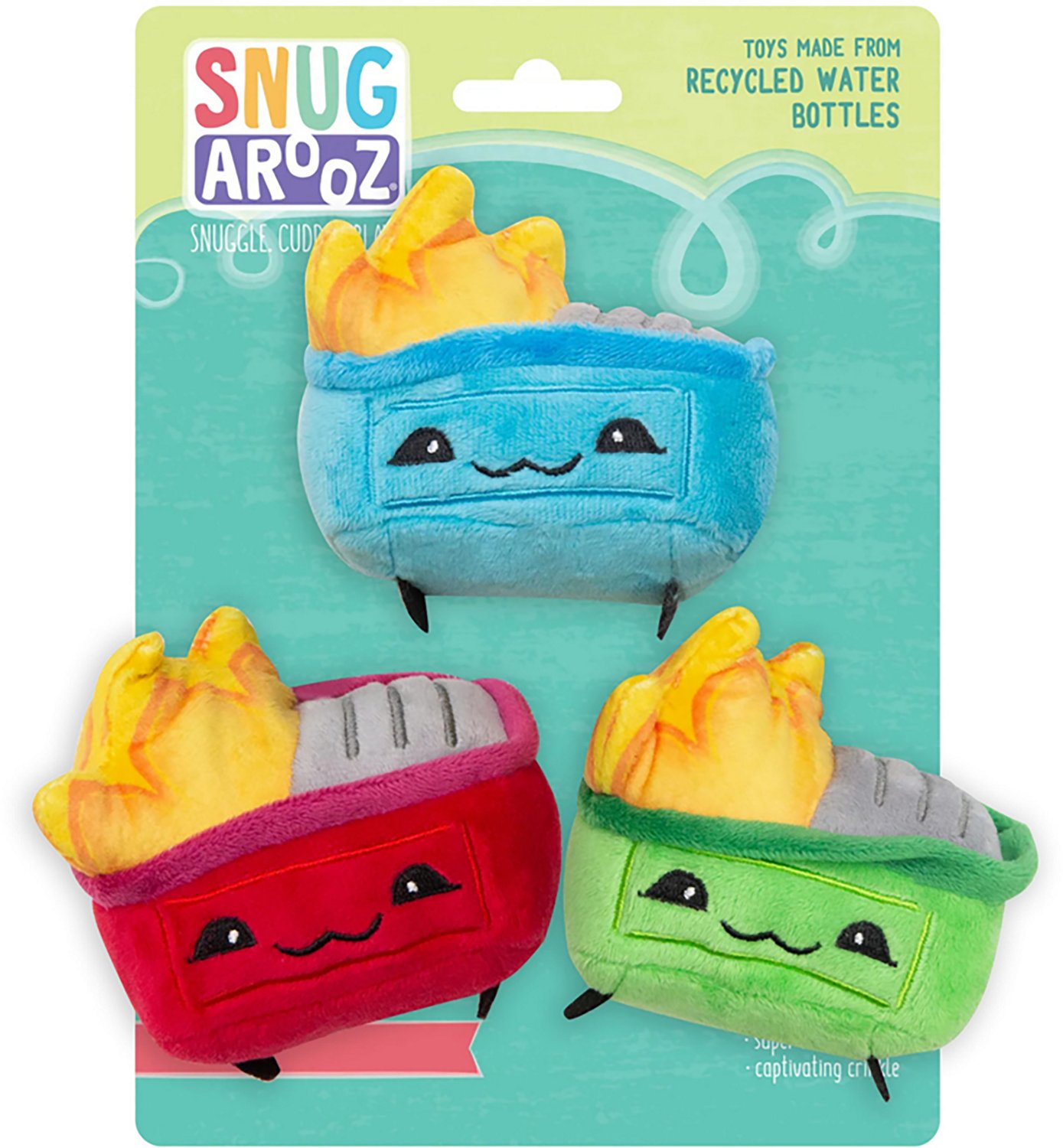 SnugArooz LiL Baby Dumps Plush Dog Toys 3-Pack
