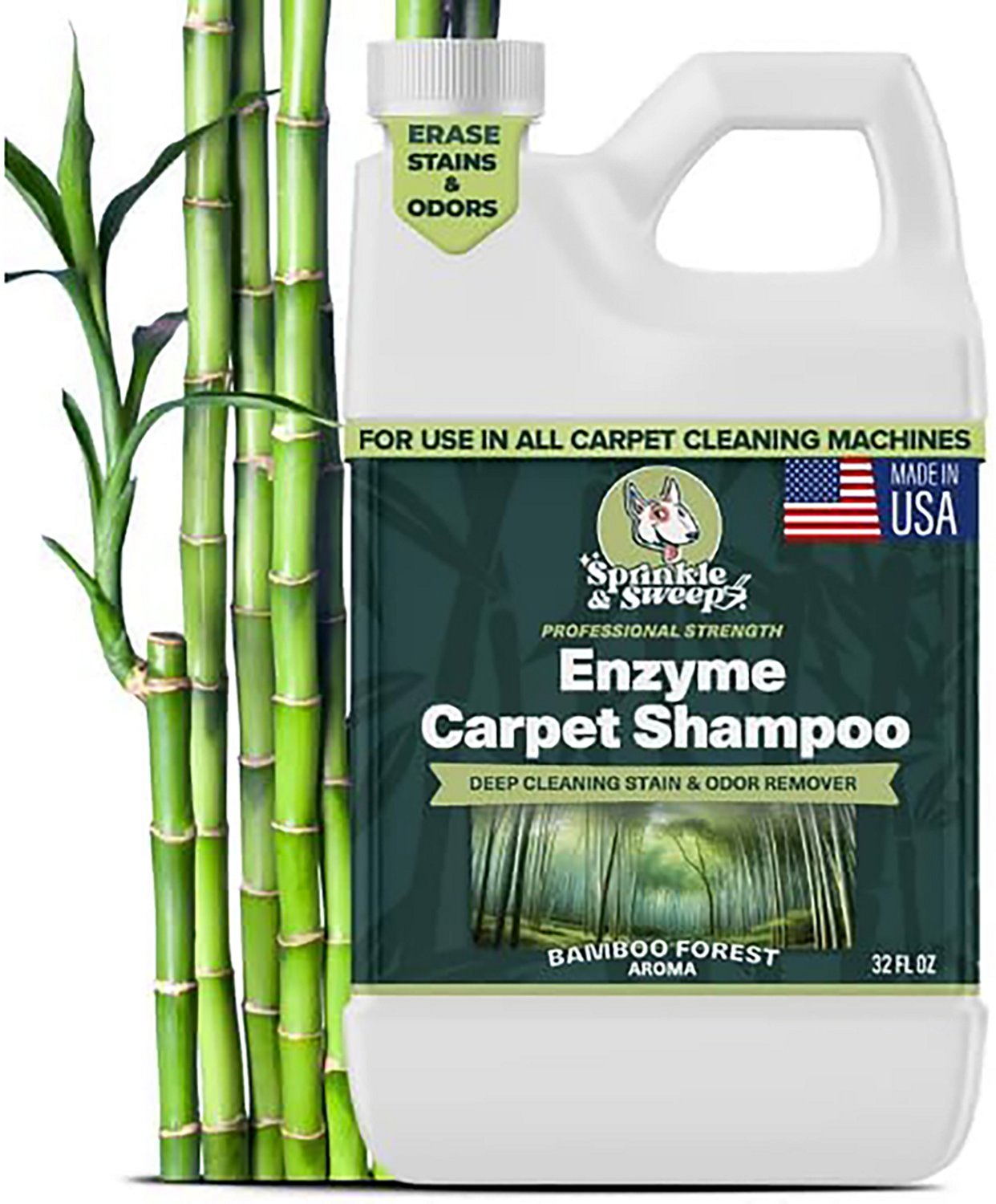 Sprinkle & Sweep 32 oz Enzyme Carpet Shampoo