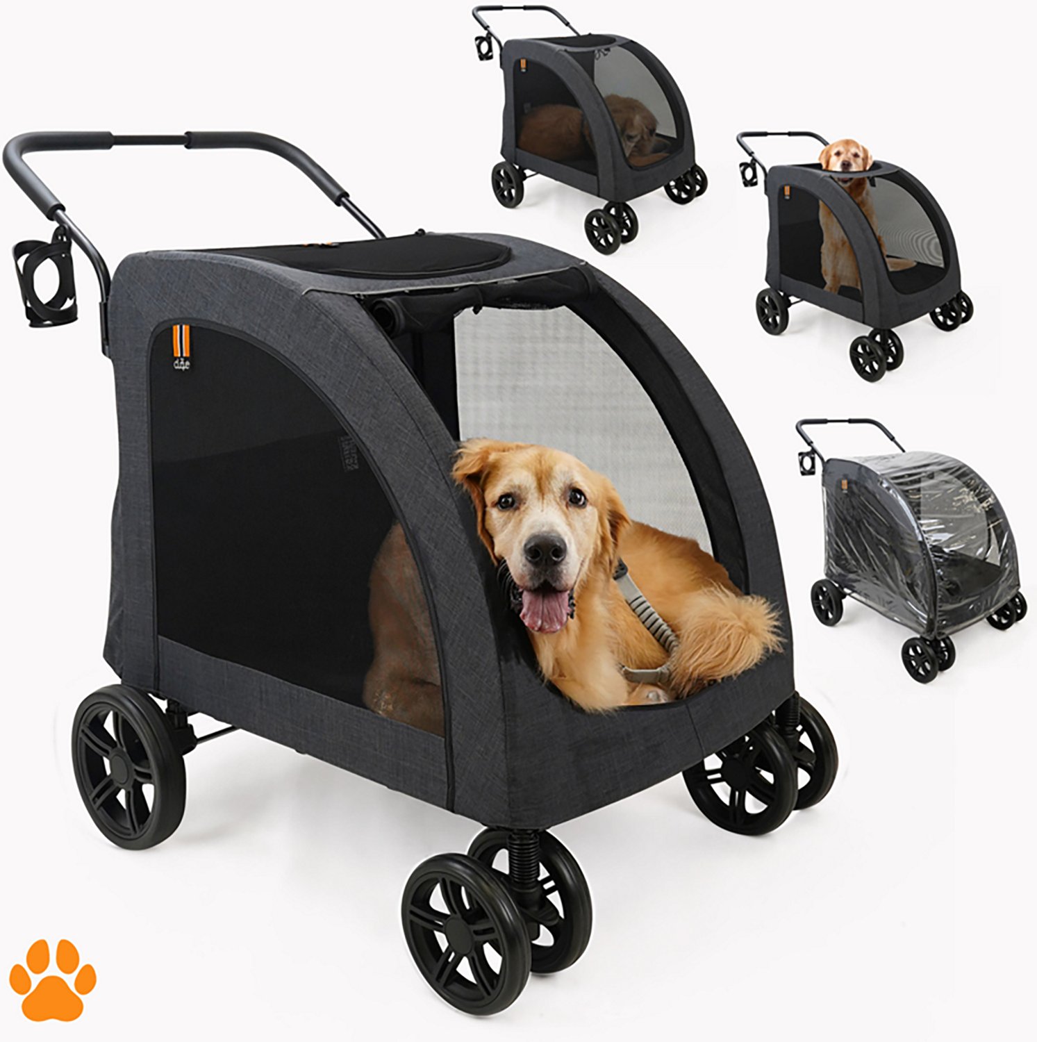 My Duque Chester Raincover Pet Stroller - view number 2