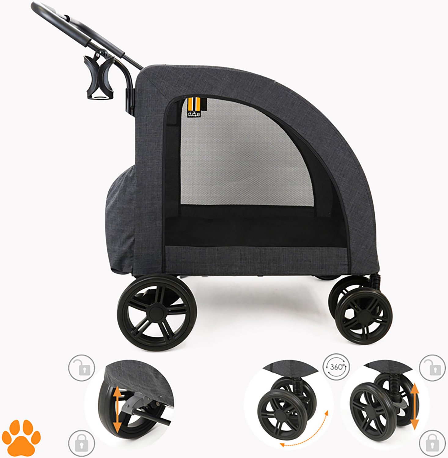 My Duque Chester Raincover Pet Stroller - view number 5