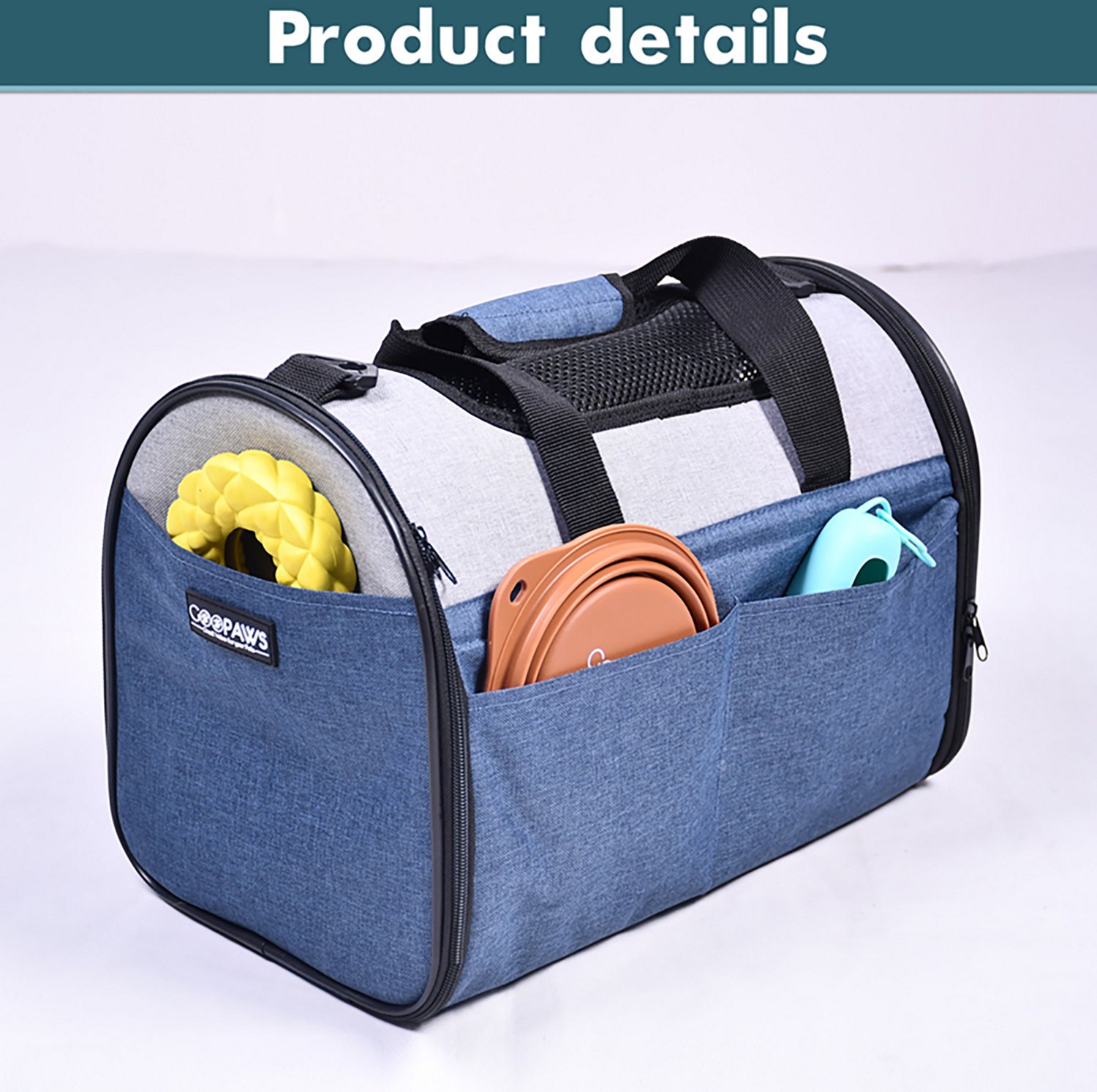 Jespet & Goopaws Sport Airline 16 in. Pet Carrier
