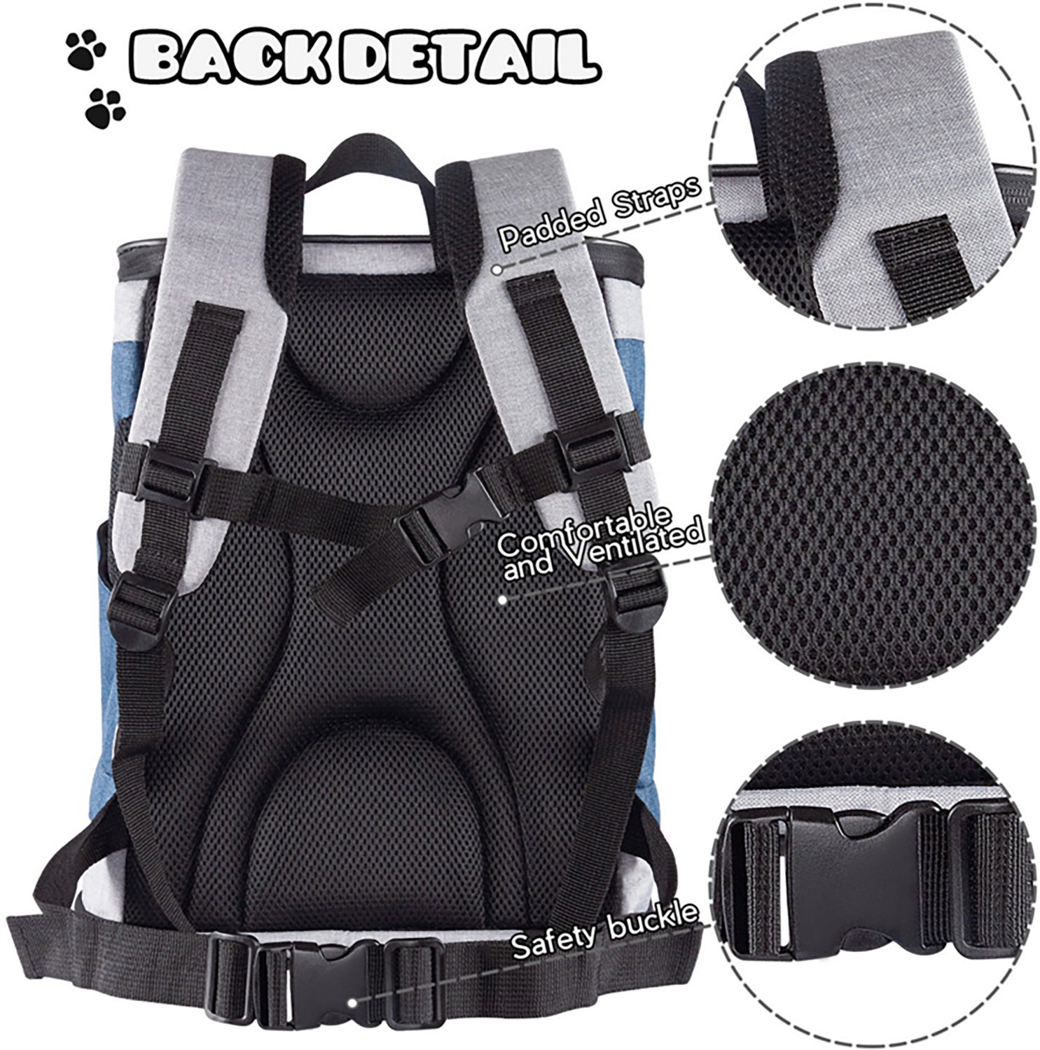 Jespet & Goopaws Pet Soft 13 in. Backpack Carrier - view number 4